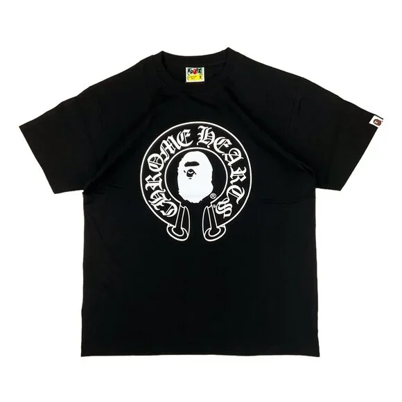 BAPE x Chrome Hearts Baby Milo T-shirt Black | A Bathing Ape